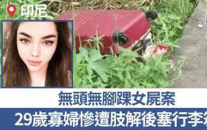 印尼29歲寡婦遭斬首肢解  無頭無腳踝屍塞草叢行李箱  村民發現嚇呆