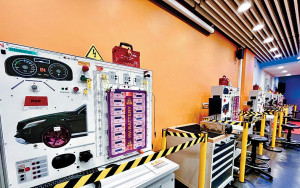 電動車培訓中心開幕 設高規格電池檢查室
