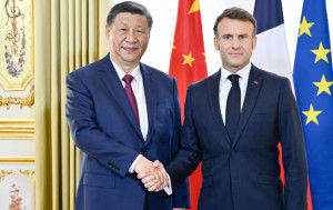 習近平訪歐︱同法國總統馬克龍會談   倡共同防止「新冷戰」