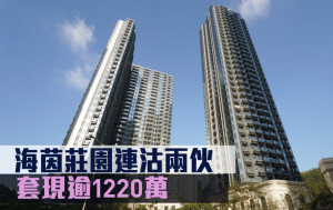 新盤成交｜海茵莊園連沽兩伙 套現逾1220萬