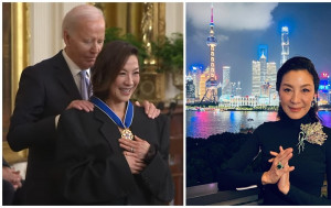 楊紫瓊獲美國總統拜登頒授最高榮譽勳章 成首位獲此勳章華裔女演員
