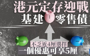 定存攻略｜港元定存迎戰基建零售債 不乏近4厘選擇 一個優惠可享5厘