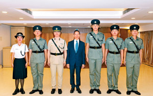 懲教學員結業「比心」承擔使命