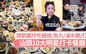 汕头美食2025｜10大明星打卡餐厅攻略 跟刘嘉玲吃蚝烙/杨千嬅吃鱼丸/卤水鹅/打冷 高铁旅游好去处