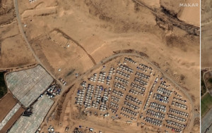 衛星照顯示拉法附近現大量帳篷　疑以軍為地面進攻作好準備