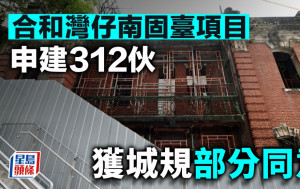 合和灣仔南固臺項目申建312伙 獲城規部分同意