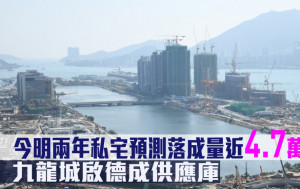 香港物業報告2023｜今明兩年私宅預測落成量近4.7萬伙 九龍城啟德成供應庫
