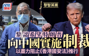 黎智英案│黎智英承認想特朗普向中國實施制裁 以盡力阻止《香港國安法》推行