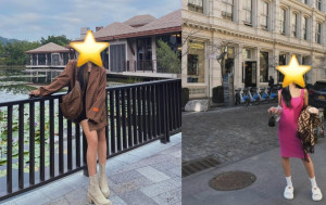 港姐亞軍胞姐短褲裝晒逆天顏值 盡騷S曲線筆直筷子腿 星味直逼妹妹好搶鏡