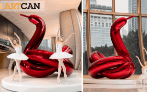 紅色氣球天鵝 Jeff Koons說甚麼？