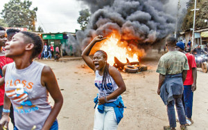 肯尼亚总统大选后爆示威
