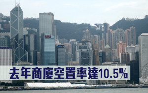 香港物業報告2023｜去年商廈空置率達10.5%