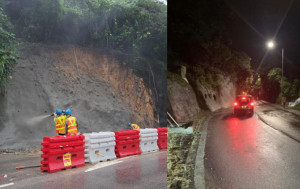 赤柱峽道山泥傾瀉｜路政署指完成鞏固斜坡 道路恢復全線行車