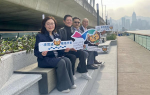 港島東岸板道西段農曆新年前率先開放  甯漢豪 : 冀成維港海濱新地標