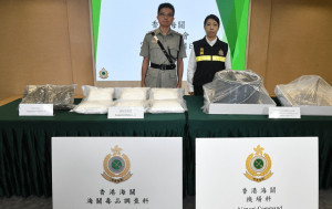 比利時寄港電線圈藏$1000萬K仔 海關拘24歲收貨男 再檢$25萬大麻花
