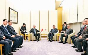 王毅晤石破茂  日否定中方新聞稿內容