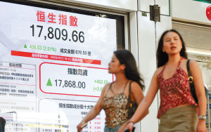 港股中秋漲436點 成交僅676億