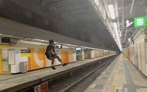 火炭站男子玩「飛躍道」 跨過路軌跳到對面月台 港鐵報警處理