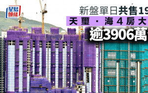 新盘单日共售19伙 启德天玺．海4房大宅逾3906万沽