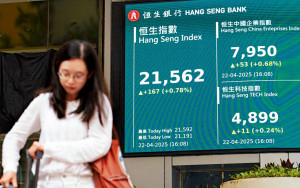 未受外圍拖累港股復市彈167點