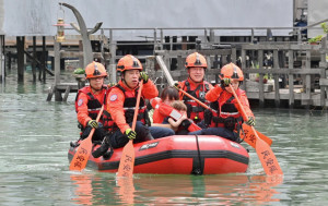 跨部門動員逾250人模擬應對大澳嚴重水浸  加入突發元素考驗救援人員應變力