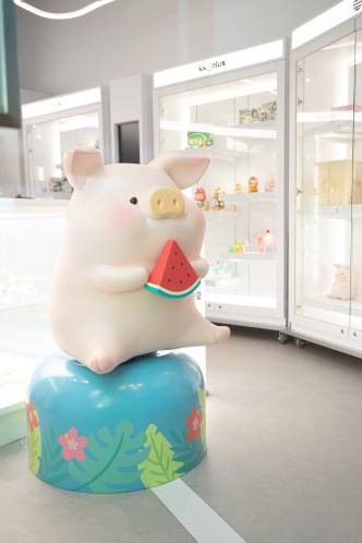 kkplus出售的LULU豬產品深受買家歡迎。 受訪者提供