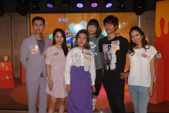 阮小仪、和泉素行及李绮雯为节目录影。