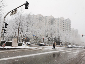 北京入冬第二場降雪。張言天攝