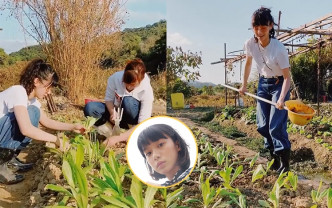 袁澧林昨日在IG分享去耕田的片段，指带了妈妈去下田，帮她找回童年回忆。