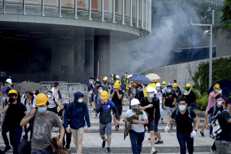 本港6月12日爆发大规模示威。资料图片