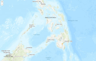 菲律賓發生6.4級地震。美國地質勘探局