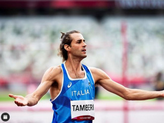 意大利选手Tamberi。IG图