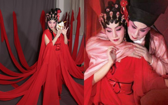 謝曉瑩在《畫皮》中飾狐妖，迷惑書生龍貫天。