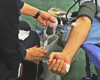 食衞局期望今次个别事件不会影响血液收集活动。资料图片