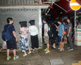 行動中拘捕9人。蔡楚輝攝