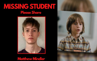 早前失踪的Matthew Mindler，日前被发现尸体。