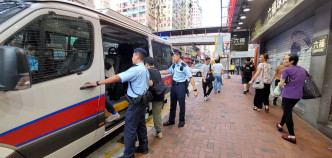 有警車到場。 徐裕民攝