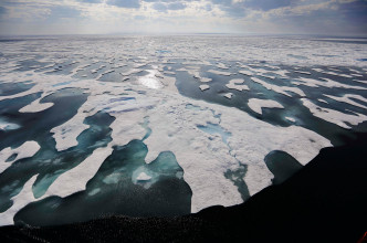 北冰洋海冰持续减少。AP图片