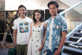 黄又南、徐天佑和卫诗雅早前出席新片《再见UFO》宣传活动。