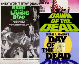 《活死人之夜》、《生人勿近》、《丧尸出笼》是经典的丧尸三部曲。