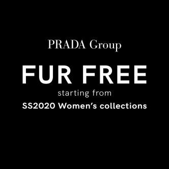 时装品牌Prada宣布2020年起拒用皮草。网上图片