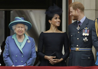 哈里王子和夫人梅根已经卸下皇室成员身分。AP资料图片