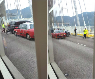 汀九橋入新界車禍。突發事故報料區圖片