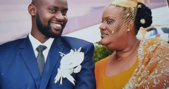 烏干達部落王國62歲公主上個月才嫁25歲男子，引起國際好奇。網上圖片