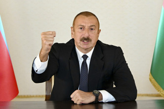 阿塞拜疆總統阿利耶夫。AP圖片