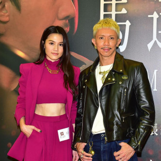 張繼聰和周秀娜近日為主演電影《馬達．蓮娜》四出謝票。