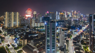 新加坡以全国直播庆典形式庆祝独立55周年。　