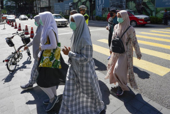 馬來西亞吉隆坡人流稀少。AP圖片