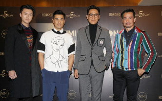（左起）王浩信、陳展鵬與陳豪都是TVB當家小生，收入卻有相距。