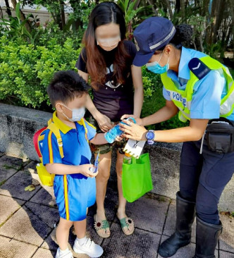 警方进行学童道路安全推广行动并加强执法。facebook图片